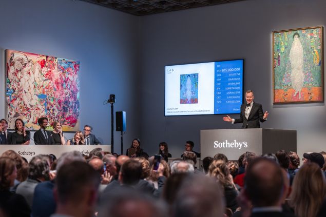 Oliver Barker presides over Sotheby's Evening Sale on November 18, 2025
